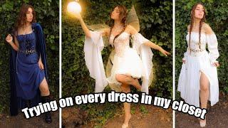 Fantasy Closet Tour | Part 1 Dresses | Trying on all my dresses