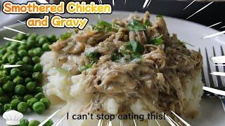 I Can't Stop Eating This Smothered Chicken and Gravy!