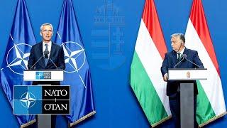 NATO Secretary General with the Prime Minister of Hungary  Viktor Orbán, 12 JUN 2024