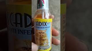 Obat scabies,kudis, jamur,demodex untuk kucing anti infeksi kulit new scadix spray#shorts