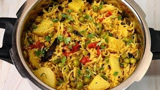 कुकर मे बनाये खिले खिले मसालेदार पुलाव। Masala Pulao | Veg Pulao Recipe In Cooker | Pulao Recipe