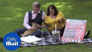 Couple have cat to thank for scratchcard win after winning £1million