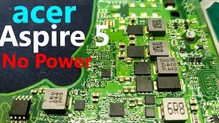 How to repair acer aspire 5 power is not turning on || No power acer laptop