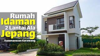 Rumah 2 Lantai Desain Ala Jepang! Summarecon Emerald Karawang