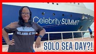 Solo Sea Day on Celebrity Summit | Solo Cruise Vlog | Solo Travel Vlog