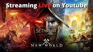 New World Sethphir Live Gameplay! Answering some Questions!