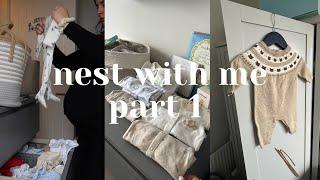 NEST WITH ME | PART 1🫧 getting prepared for baby🫶