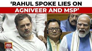 PM Modi Slams Rahul Gandhi Over His Lok Sabha Speech On Agniveer & MSP, Says, He Spoke Lies In Parl