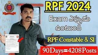 RPF Constable & SI Exam Date 2024 | RPF Recruitment Exam Date Update 2024 | RPF Exam Date 2024