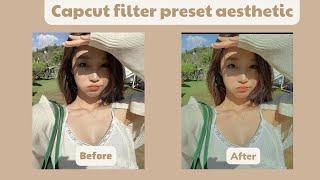 (Capcut) - công thức chỉnh màu ảnh capcut / capcut filter preset aesthetic / cực dễ