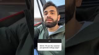 Estudar Tráfego Pago 30 min por dia , está bom ? Pedro Sobral #SHORTS