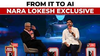 From IT To AI | Nara Lokesh, Andhra Pradesh's Minister | India Today Conclave 2025