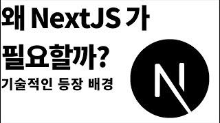 Nextjs 가 등장한 기술적인 배경(프론트엔드 개발 역사와 함께 살펴보기)