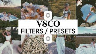 5 FREE AESTHETIC VSCO PRESETS (filters + settings)