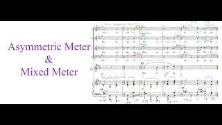 20th Century Music Theory [20세기 음악이론] Asymmetric Meter & Mixed Meter