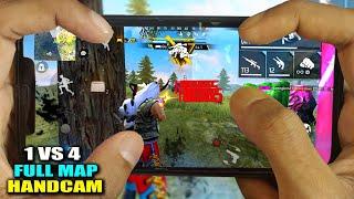 1 vs 4 full map handcam iphone 11 | 3 finger claw | 4gb ram