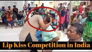 #1_On_trending    lip kiss competition in India