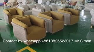 New Qatar royal high end luxury furniture Modern curved sectional sofa lounge couch living room sets