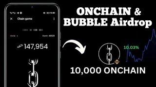 ONCHAIN & BUBBLE Airdrop Claim - Allocation Checks and Claim Dates | Onchaim Airdrop Farming