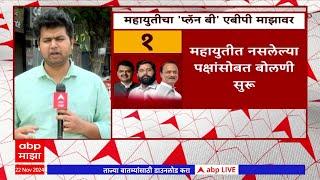 Mahayuti Plan B : बहुमतापासून महायुती दूर राहिल्यास छोट्या घटक पक्षांची महायुती मोट बांधणार