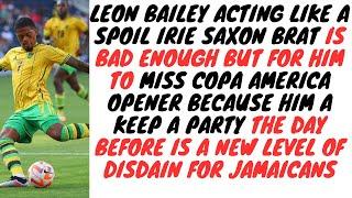 Leon Bailey Does Not Care About Wearing The Jamaican Shirt....Party And Hype More Important