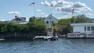 A small island in the Oslo Fjord where several families live permanently.