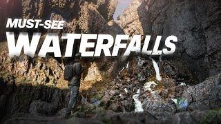 TOP WATERFALLS hiking in NORTH YORKSHIRE, (Janets Foss & Gordale Scar)