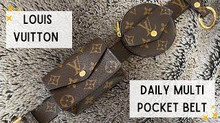 LOUIS VUITTON DAILY MULTI POCKET BELT 30MM | Michelle Orgeta