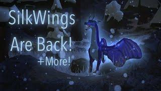 SILKWINGS ARE BACK! (AND NIGHT TIME AMBIANCE + MORE!) | Wings of Fire Beta Updates and Teasers!