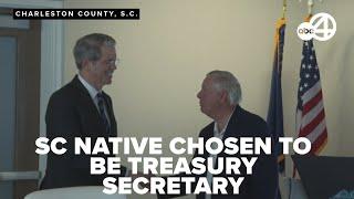 Sen. Graham meets with SC native Scott Bessent, Treasury Secretary nominee