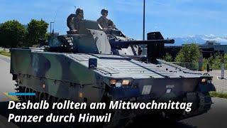 Deshalb rollten am Mittwochmittag Panzer durch Hinwil