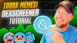 How To Find The Next 1000x Meme Coin on SUI EARLY Before It Explodes!  (Dexscreener Tutorial 2024)