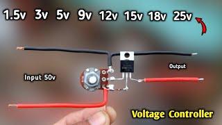 Voltage controller | how to make voltage controller at home | Z44n mosfet | z44n project