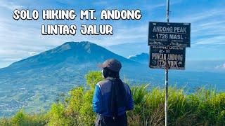 LEWAT JEMBATAN SETAN SENDIRIAN ? SOLO HIKING GUNUNG ANDONG VIA PENDEM LINTAS JALUR SAWIT || #SMVLOG4