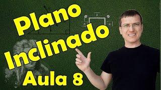 PLANO INCLINADO SEM ATRITO - DINÂMICA - AULA 8 - Prof. Marcelo Boaro