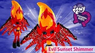 My Little Pony Evil Sunset Shimmer Devil Transformation Equestria Girls Minis