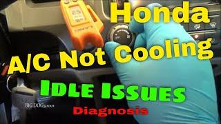 Honda A/C Not Cooling and Engine Idle Fluctuations Troubleshooting