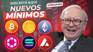 DIRECTO: CRIPTO CRASH | NUEVOS MÍNIMOS | BOLSA DE JAPÓN EN ROJO | ANÁLISIS EN VIVO