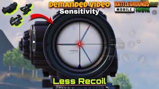 Zero Recoil Sensitivity Lesser Spray For BGMI   GB ALPHA