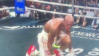 WOW! YORDENIS UGAS GETS KNOCKED  OUT BY MARIO BARRIOS DAMN NEAR SHEESH!