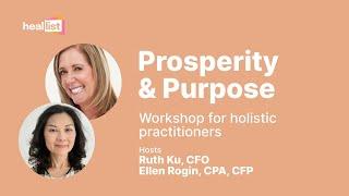 Prosperity & Purpose - Workshop for holistic practitioners