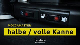 Moccamaster halbe Kanne / volle Kanne - Wir testen diese Funktion