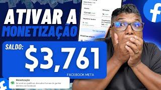 COMO ATIVAR A MONETIZAÇÃO NO FACEBOOK!