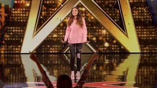 Singer 15-Year-Old Performs "Warrior' by Demi Lovato Get Golden Buzzer From Heidi Klum