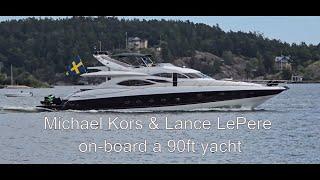 Vaxholms Guest Harbour visited by Michael kors & Lance LePere