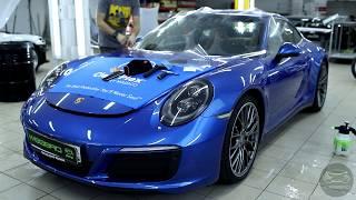 Porsche 911 Бронирование лобового стекла  clearplex #clearplex