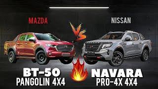 MAZDA BT-50 PANGOLIN EDITION 2 2024 vs NISSAN NAVARA PRO-4X 4X4 2024