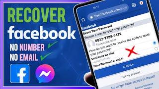 How To Login Facebook Forgot Password Without Email and Latest Number 2023