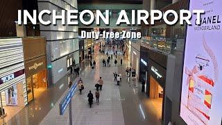 [4K] Seoul Incheon Airport T2, Tour the Duty-free Zone, Shopping and Waiting Area Facilities