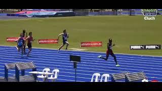 15 year Old runs a legal 21.14. 200m.  Gout Gout.   wow